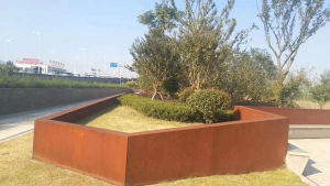 宜城耐候钢挡土墙